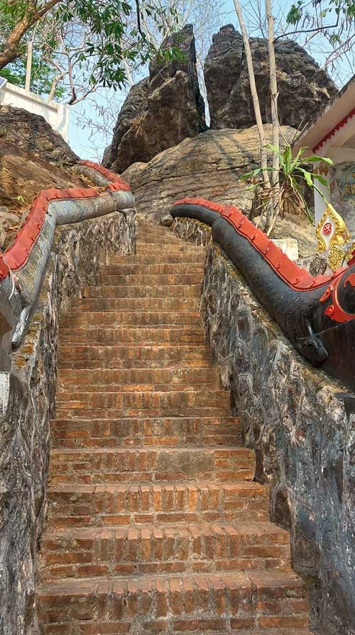 Stair of Phousi Hill Luang Prabang